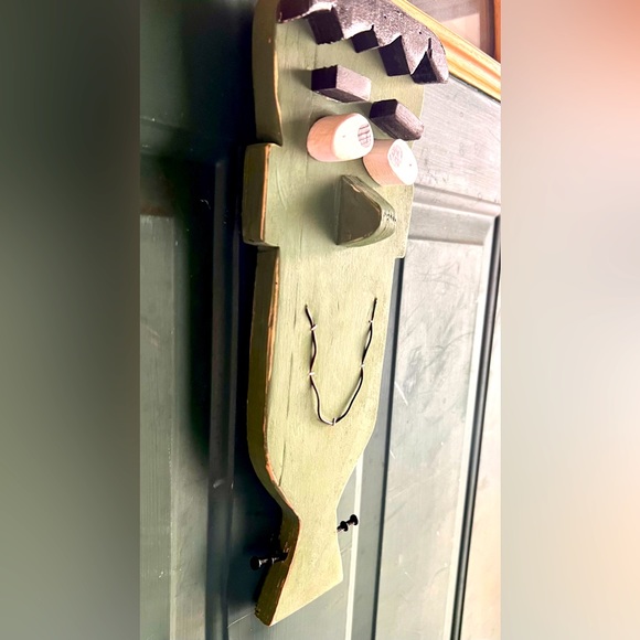 NWT Halloween Hand crafted wooden Frankenstein door hanger - Picture 4 of 5